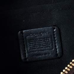 Pre Owned Coach Brown Signature Coated Canvas Belt Bag