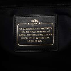 حقيبة يد توتس كوتش كروسبي كاري أول جلد بنقشة الثعبان وجلد بيج / أسود بسحاب مزدوج 