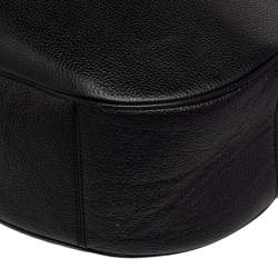 Pre Owned Coach Black Leather Harley Hobo