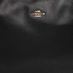 Pre Owned Coach Black Leather Harley Hobo