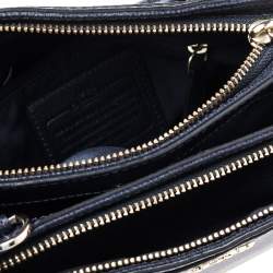 مملوكة مسبقًا Coach Navy Blue Leather Mini Christie Satchel