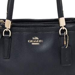 مملوكة مسبقًا Coach Navy Blue Leather Mini Christie Satchel