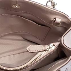 Pre Owned Coach Beige Leather Minetta Satchel