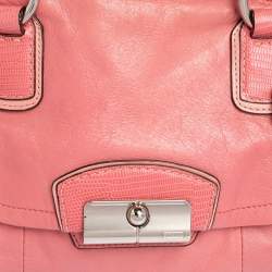 مملوكة مسبقًا حقيبة ساتشل  كوتش كريستين جلد وردي