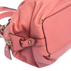 مملوكة مسبقًا حقيبة ساتشل  كوتش كريستين جلد وردي