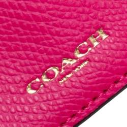مملوكة مسبقًا Coach Brown/Pink Signature Coated Canvas and Leather Crossbody Bag