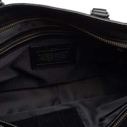 Coach Black Leather Laptop Bag