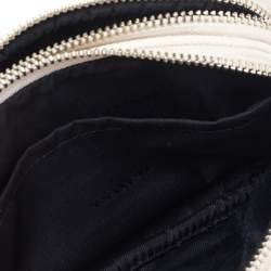 Pre Owned Coach Multicolor Leather Double Zip Camera Crossbody Bag