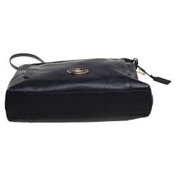 Pre Owned Coach Black Pebbled Leather Large Scout Hobo