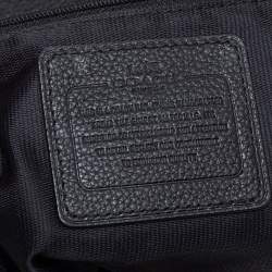 Pre Owned Coach Black Pebbled Leather Large Scout Hobo