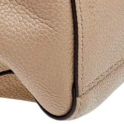 Coach Grey Leather TurnLock Tote