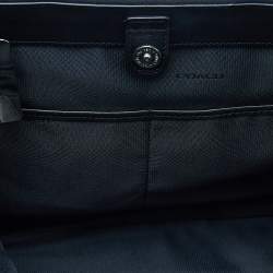 Pre Owned Coach Black Signature Canvas And Leather Crosby Tote