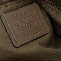 Pre Owned حقيبة يد توتس كوتش جلد بني/بيج