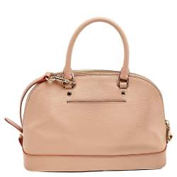 Pre Owned Coach Beige Leather Sierra Satchel