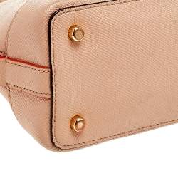 Pre Owned Coach Beige Leather Sierra Satchel