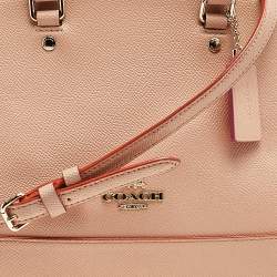 Pre Owned Coach Beige Leather Sierra Satchel