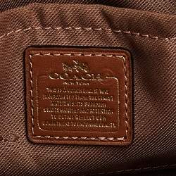 Coach Beige/Black Python Embossed Leather Swagger 20 Tote