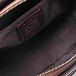Coach Peach Leather Swagger 27 Carryall Satchel