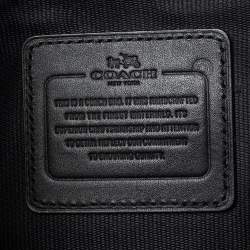 Pre Owned Coach Metallic Leather Mini Turnlock Borough Chain Bag