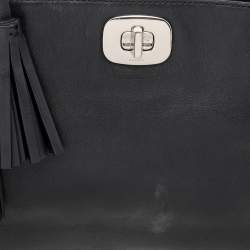 Pre Owned Coach Black Leather Chelsea Carryall Bag