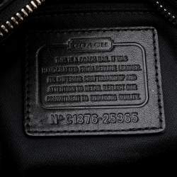 Pre Owned Coach Black Leather Chelsea Carryall Bag