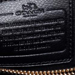 Pre Owned Coach Black Leather Christie Carryall Satchel