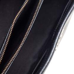 Pre Owned Coach Black Leather Christie Carryall Satchel