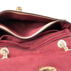 Coach Multicolor Signature Canvas, Snakeskin Embossed Leather, And Leather Mini Cassidy Shoulder Bag