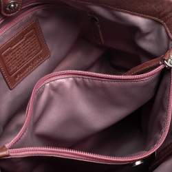 Pre Owned Coach Brown Leather Ashley Tote