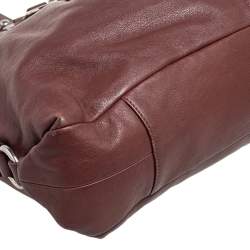 Pre Owned Coach Brown Leather Ashley Tote