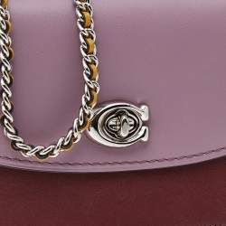Pre Owned Coach Multicolor Leather Parker Shoulder Bag