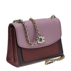 Pre Owned Coach Multicolor Leather Parker Shoulder Bag