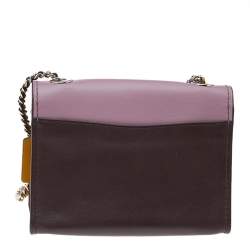 Pre Owned Coach Multicolor Leather Parker Shoulder Bag