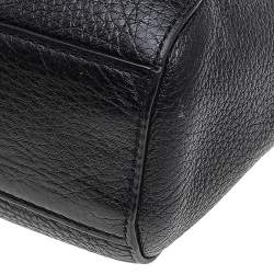 Pre Owned Coach Black Leather MIni Kelsey Satchel