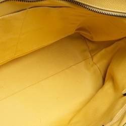 مملوكة مسبقًا Coach Yellow Leather City Zip Tote