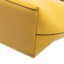 مملوكة مسبقًا Coach Yellow Leather City Zip Tote