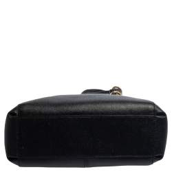 Pre Owned Coach Black Leather Mini Christie Carryall Satchel