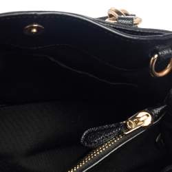 Pre Owned Coach Black Leather Mini Christie Carryall Satchel