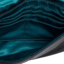 Pre Owned حقيبة كلتش كوتش جلد أسود