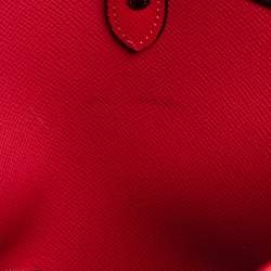 Pre Owned Coach Orange/White Fruit Print Coated Canvas and Leather City Reversible Tote