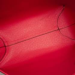 Pre Owned Coach Orange/White Fruit Print Coated Canvas and Leather City Reversible Tote