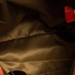 Pre Owned Coach Orange Leather Madison Isabelle Hobo