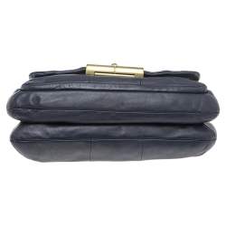 Pre Owned Coach Blue Leather Kristin Shoulder Bag