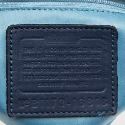 Pre Owned Coach Blue Leather Kristin Shoulder Bag