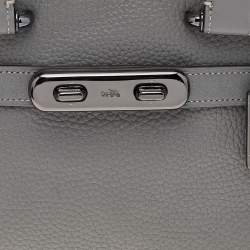 Pre Owned Coach Grey Leather Swagger 27 Carryall Satchel