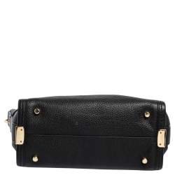 Pre Owned Coach Black Leather Swagger 27 Carryall Satchel