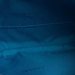 Coach Teal Blue Leather Crosby Double Zip Crossbody Bag