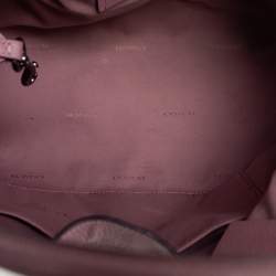 Pre Owned Coach Burnt Pink Leather Edie Satchel