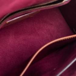Pre Owned Coach Tricolor Signature Coated Canvas And Leather Parker Top Handle Bag