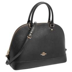 Pre Owned Coach Black Leather Sierra Satchel